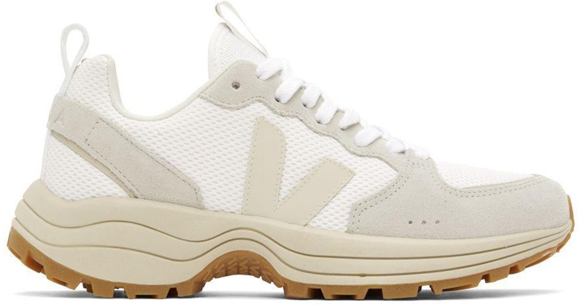 Veja White & Beige Venturi Sneakers in Black for Men Lyst