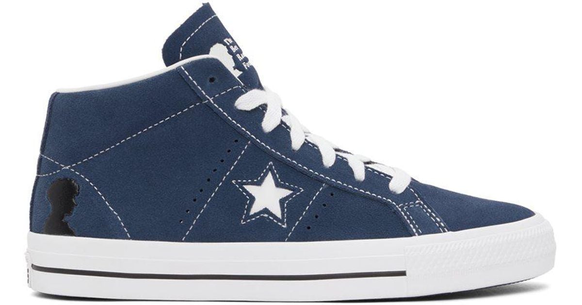 Converse Suede Ben Raemers Foundation Edition One Star Pro Mid Sneakers