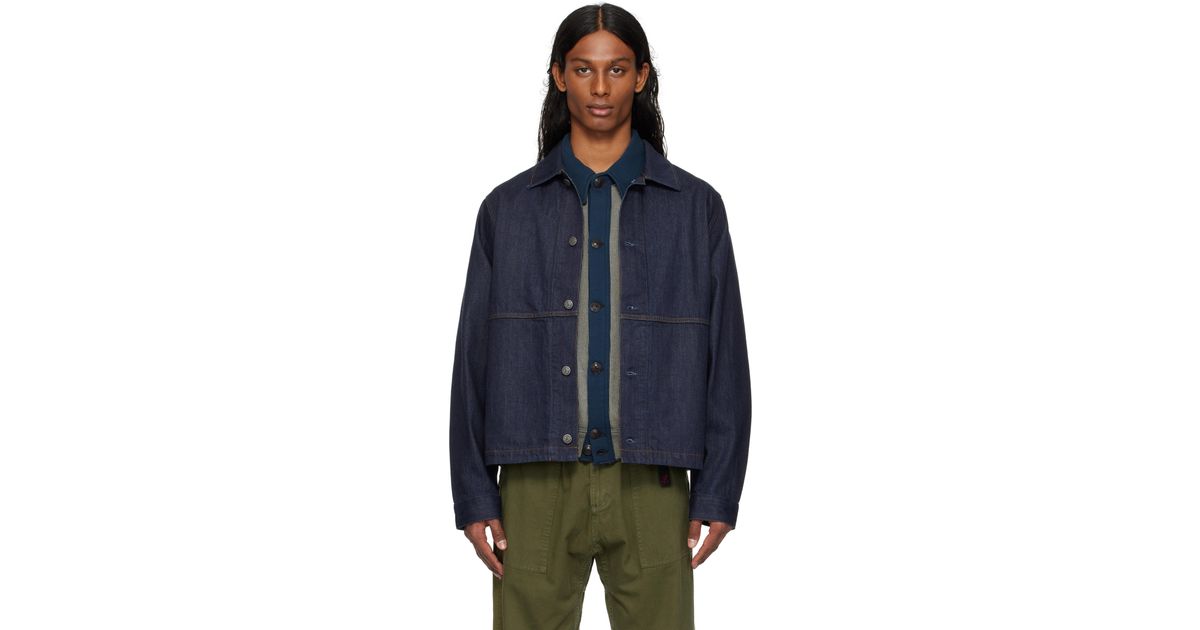 Gramicci Japanese Denim Jacket in Blue for Men | Lyst