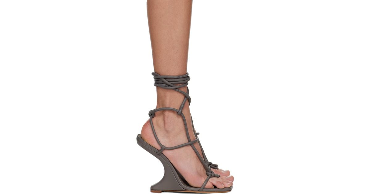 サンダル・ミュール RICK OWENS 'Web Cantilever' sandals Rick Owens: Women's Web Cantilever Sandals (Black) | DSMNY E