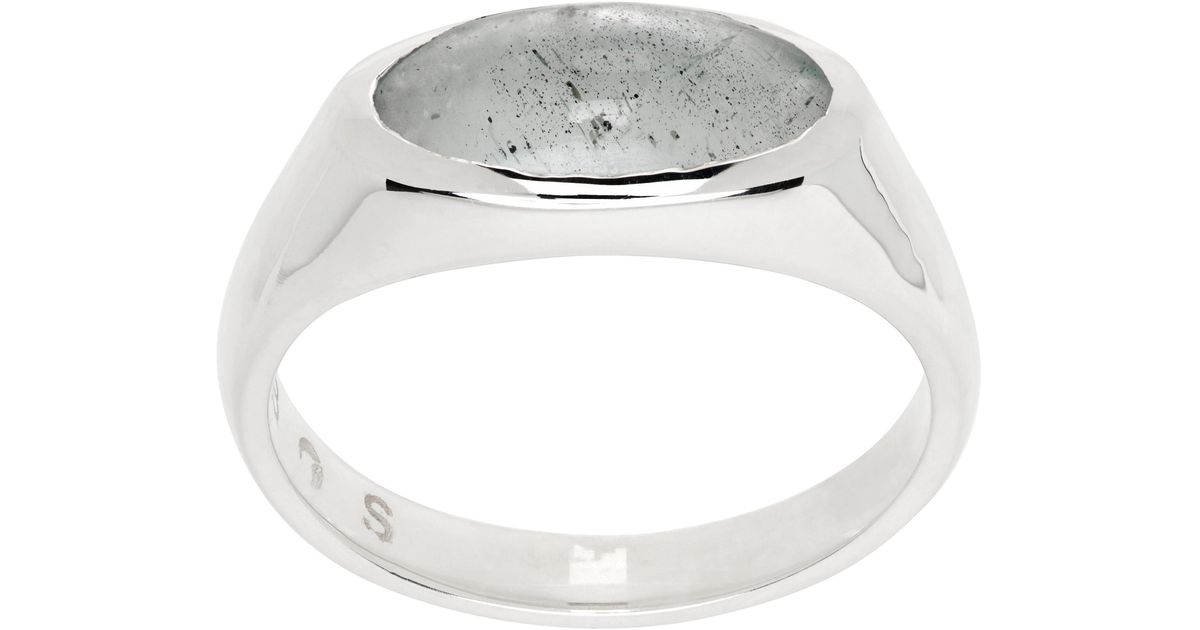 【関税込み】Pearls Before Swine リング Pearls Before Swine Kote Ring in White for Men | Lyst