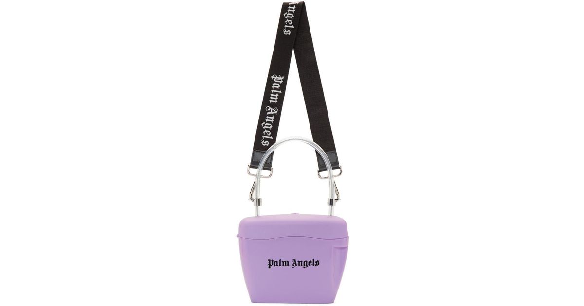 Palm angels online strap padlock bag