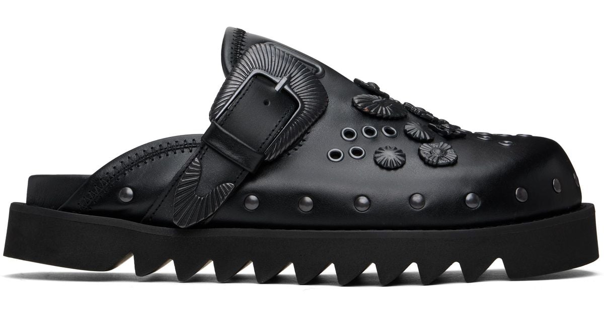 TOGA VIRILIS eyelet l sabot サイズ42 Toga Virilis Olive Nylon Eyelet Metal Sabot - Toga Sandals | UJNG