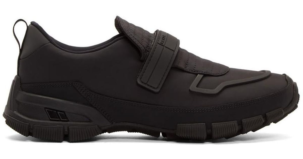 prada gabardine fabric sneakers