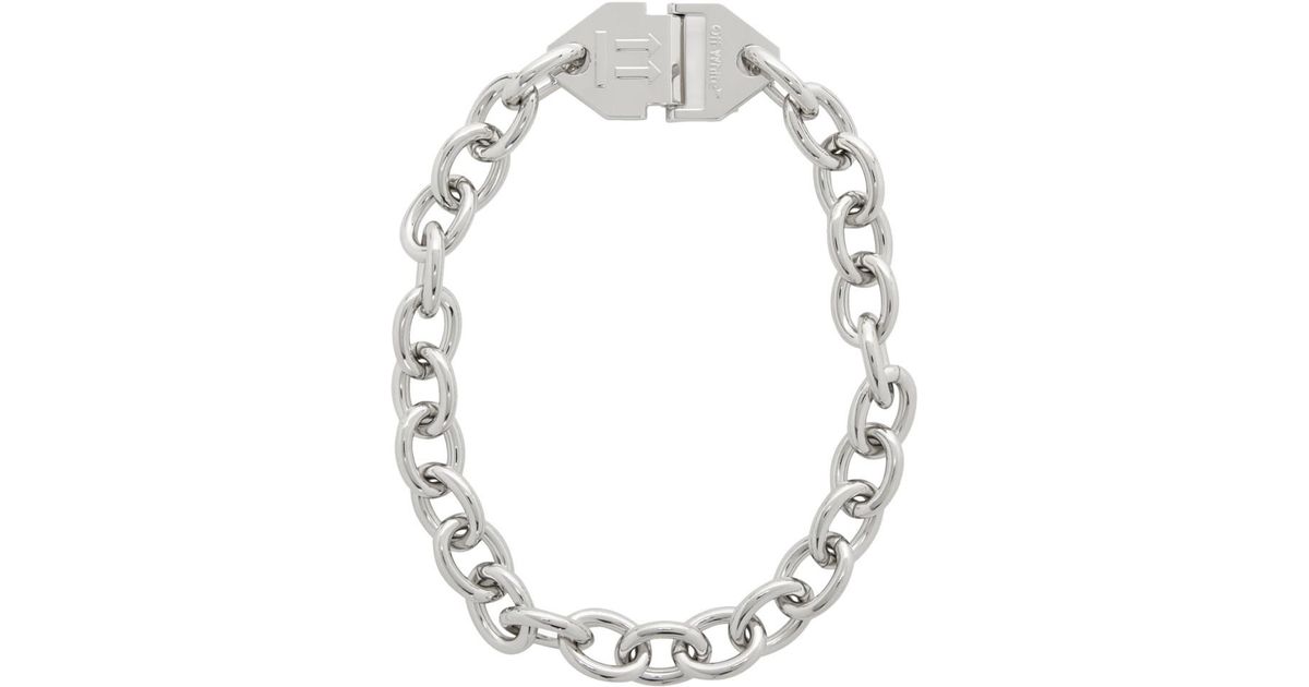 Off-White c/o Virgil Abloh Silver Arrows Necklace in Metallic - Lyst