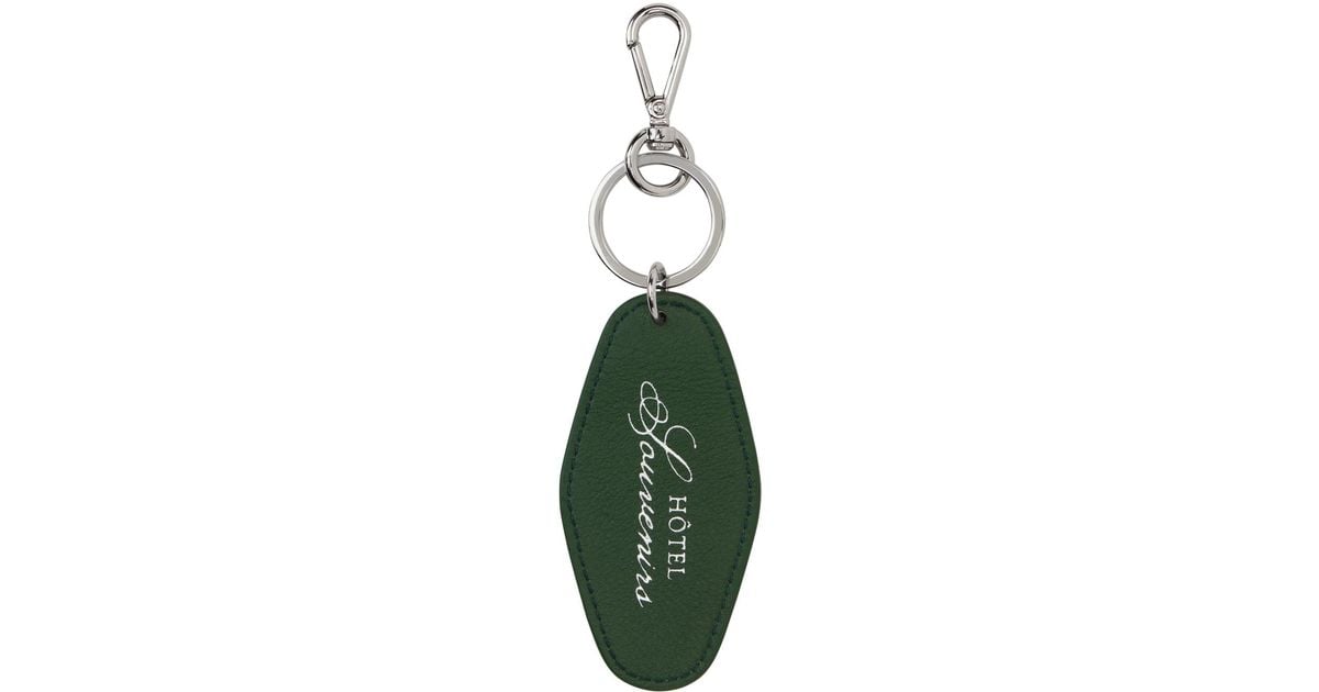 A.P.C. Jjjjound Edition Hotel Keychain in Green for Men