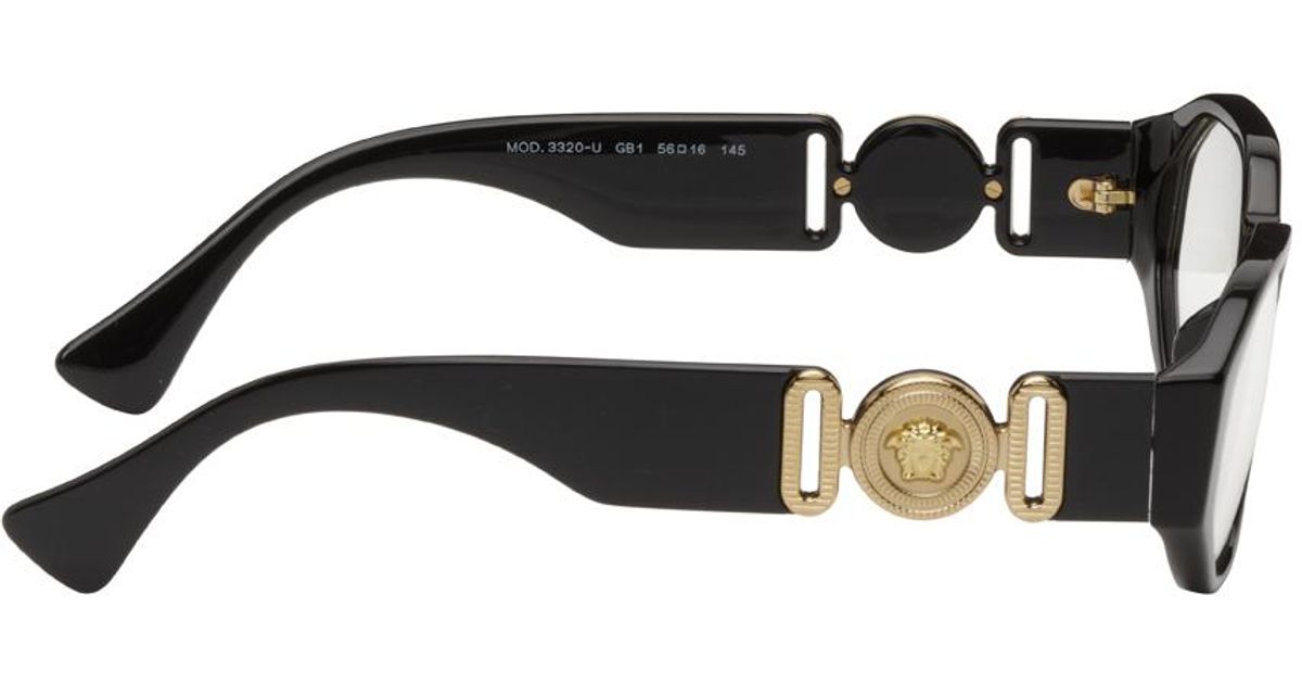 Versace Medusa biggie Glasses in gb (Black) for Men Lyst UK