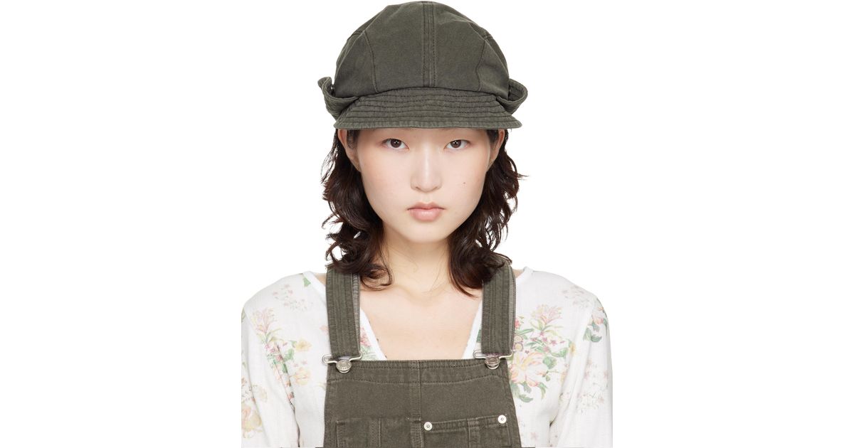 OPEN YY Bucket Beret Cap in Gray | Lyst