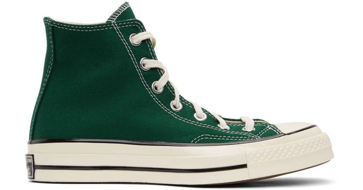 Converse Green Seasonal Color Chuck 70 High Sneakers | Lyst Canada