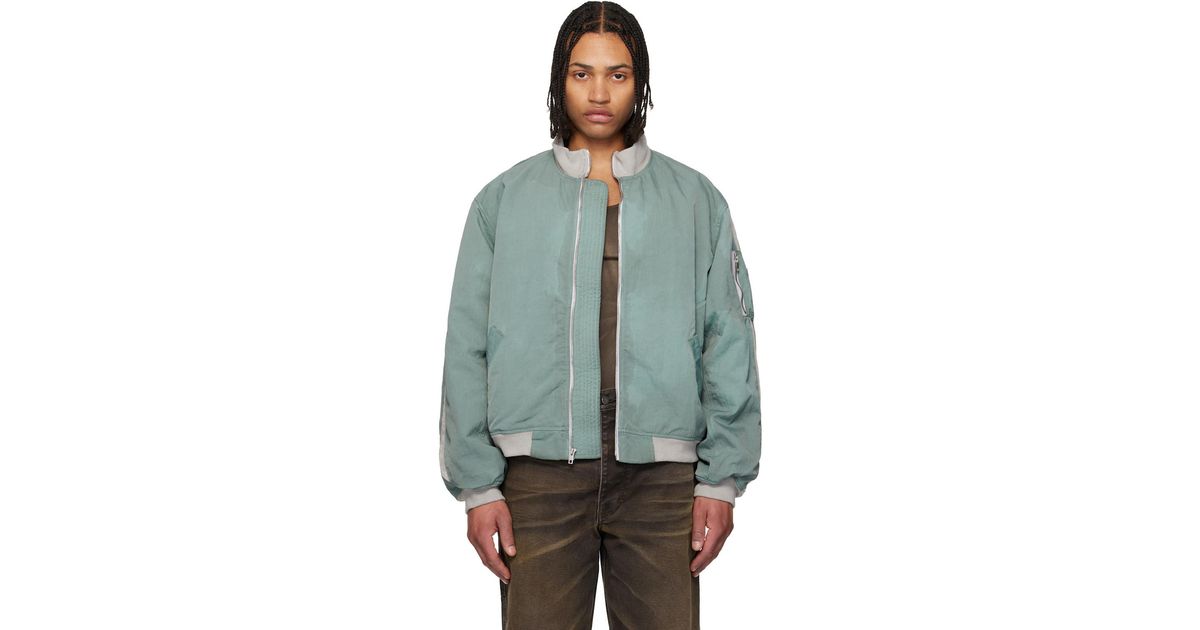 ALEXANDER DIGENOVA Rl-Bomber Jacket in Green for Men | Lyst