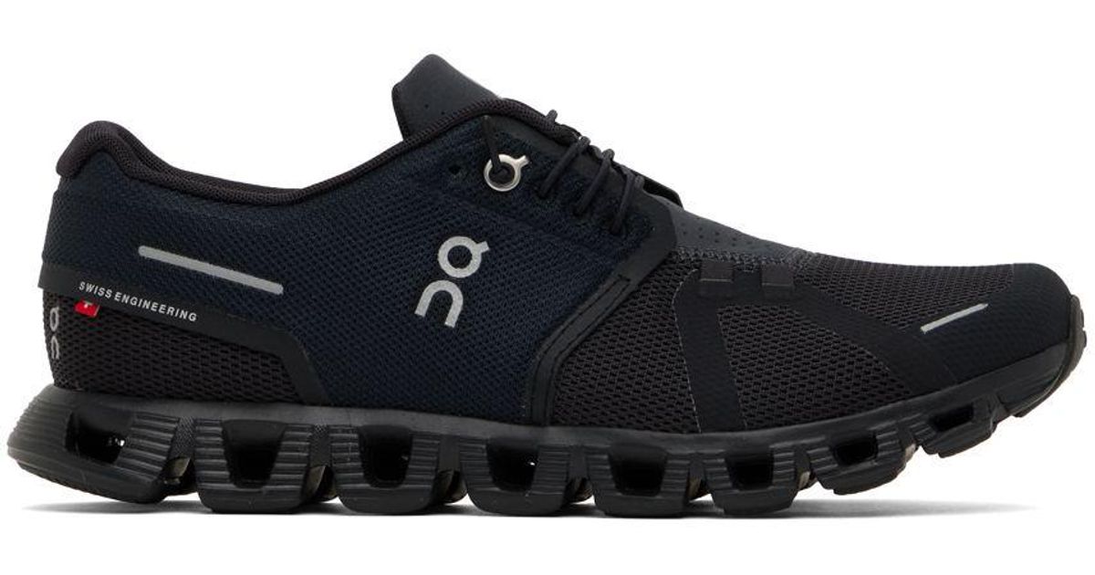 On Cloud 5 Sneakers in Black for Men - Save 10% | Lyst UK