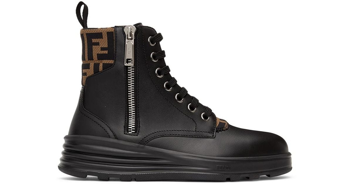 fendi moto boot