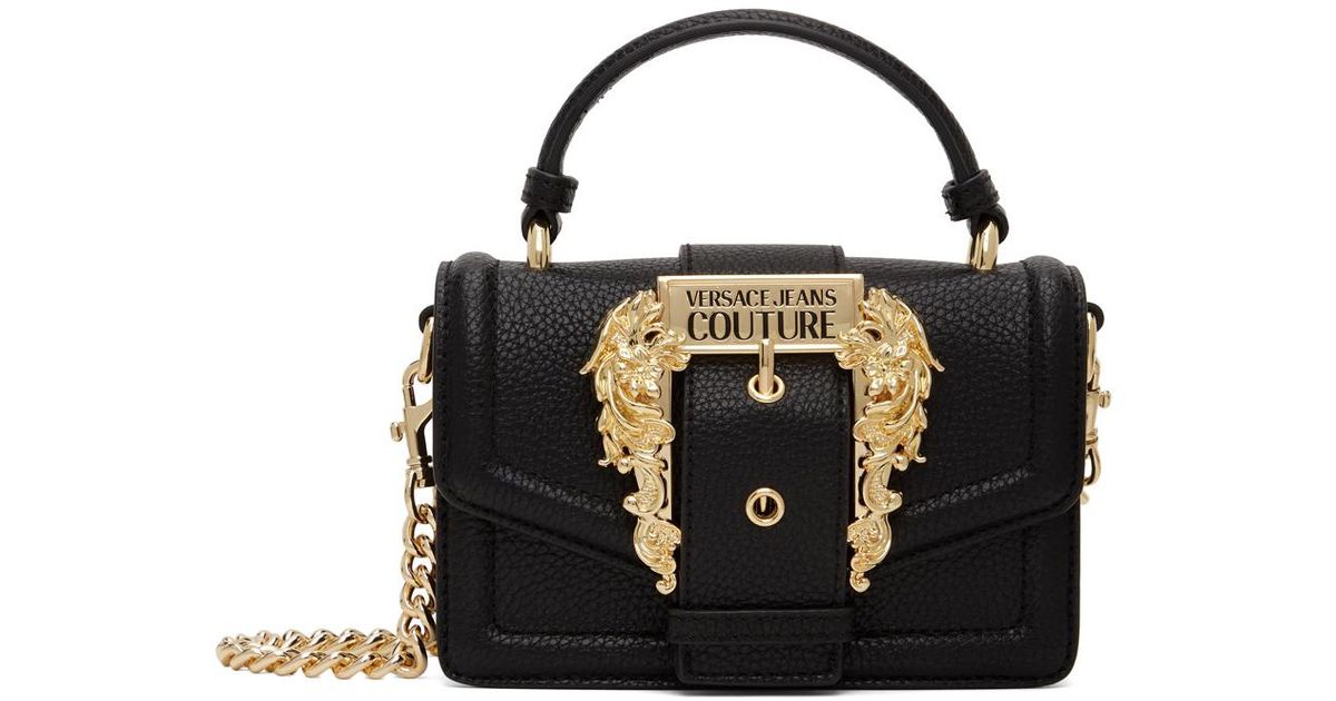Versace Jeans Couture Black Couture I Top Handle Bag | Lyst