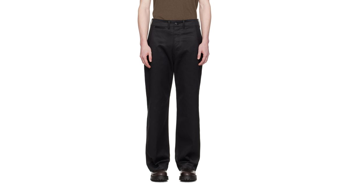 TAIGA TAKAHASHI Lot. 202 Engineer Trousers in Black for Men | Lyst