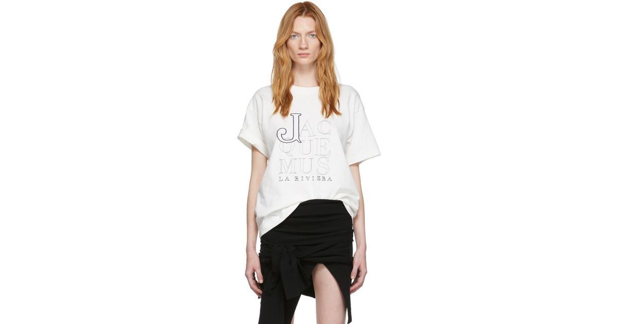 Jacquemus Cotton White Le T-shirt 