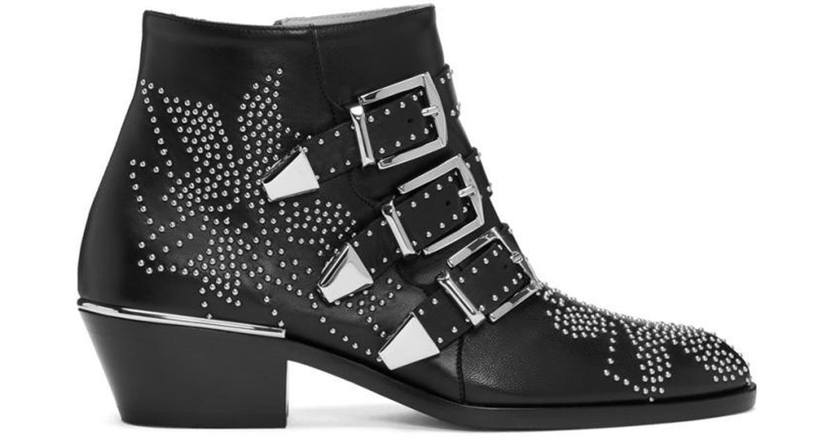 chloe susanna boots silver