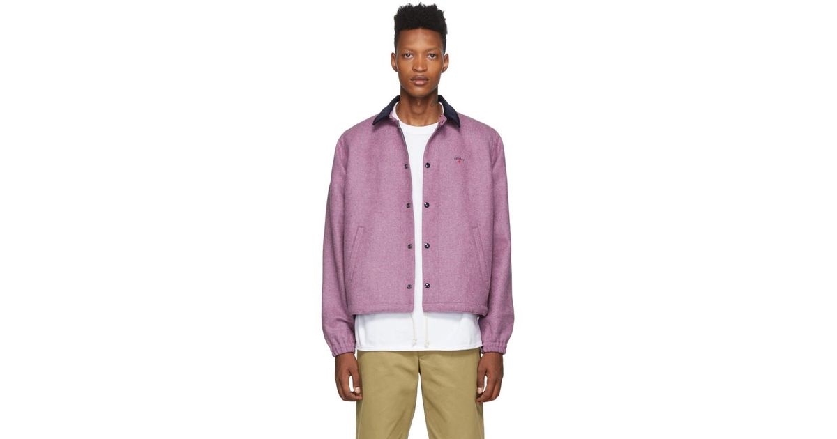 noah wool campus jacket