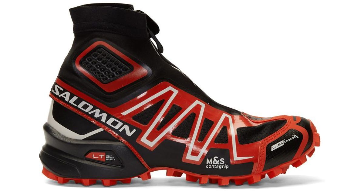 Salomon Synthetic Snowcross Adv Ltd Sneaker in Red for Men | Lyst