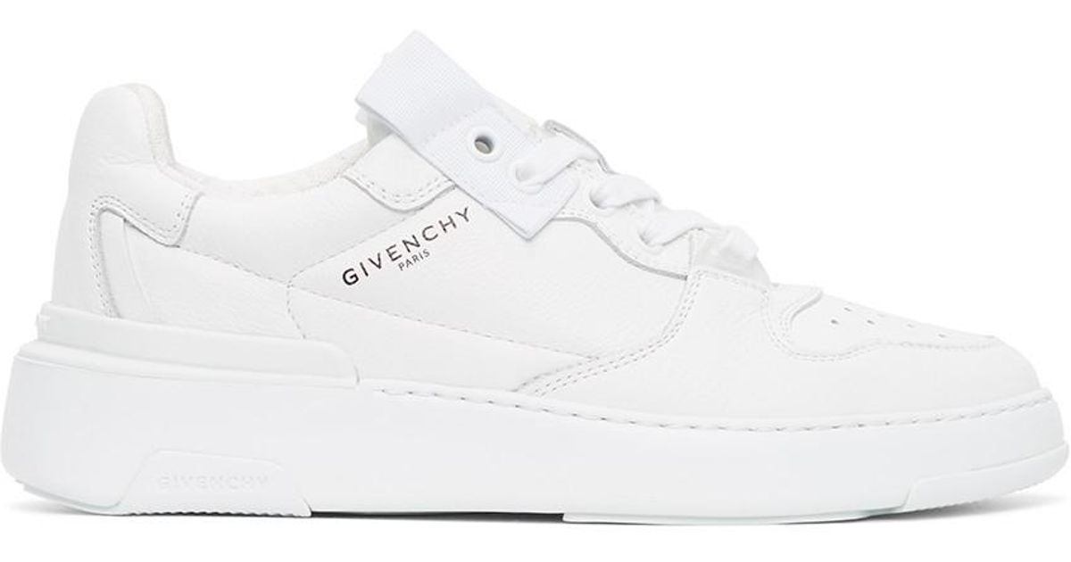 givenchy all white sneakers