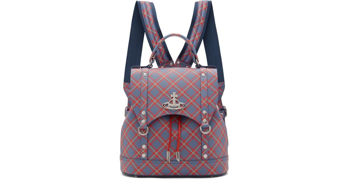 Vivienne Westwood Small Max Backpack in Blue | Lyst