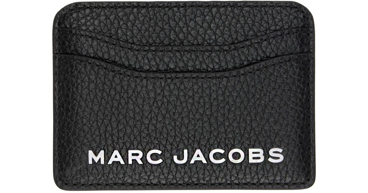 Marc Jacobs Leather 'the Bold Card Case' Card Holder in Black Lyst Canada