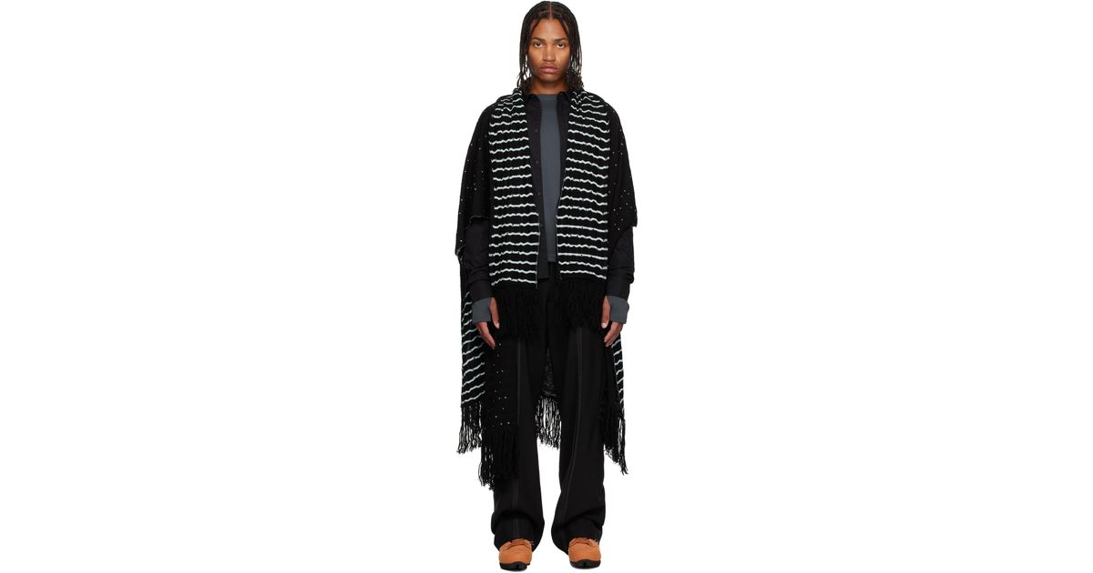 Kiko Kostadinov Tarr Scarf in Black for Men | Lyst UK