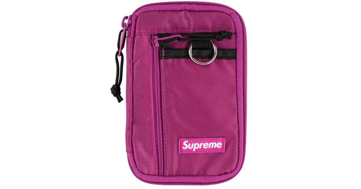 Supreme Small Zip Pouch 'fw 19' in 