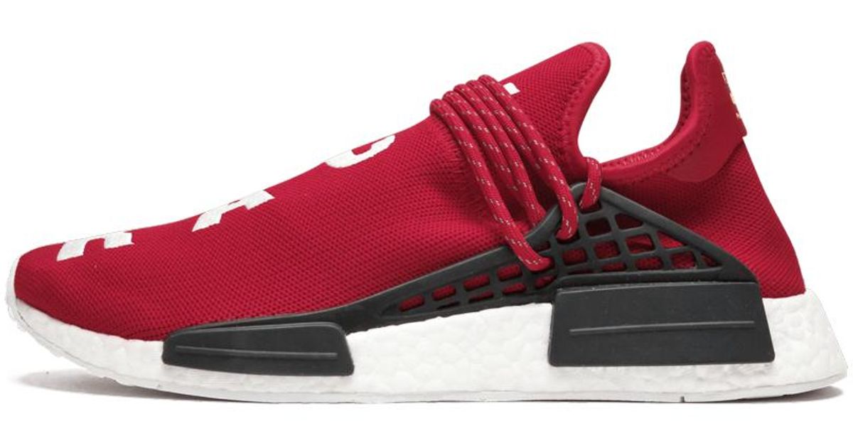 adidas Rubber Pharrell X Hu Nmd Red Human Race Sneakers for Men - Save 41%  | Lyst