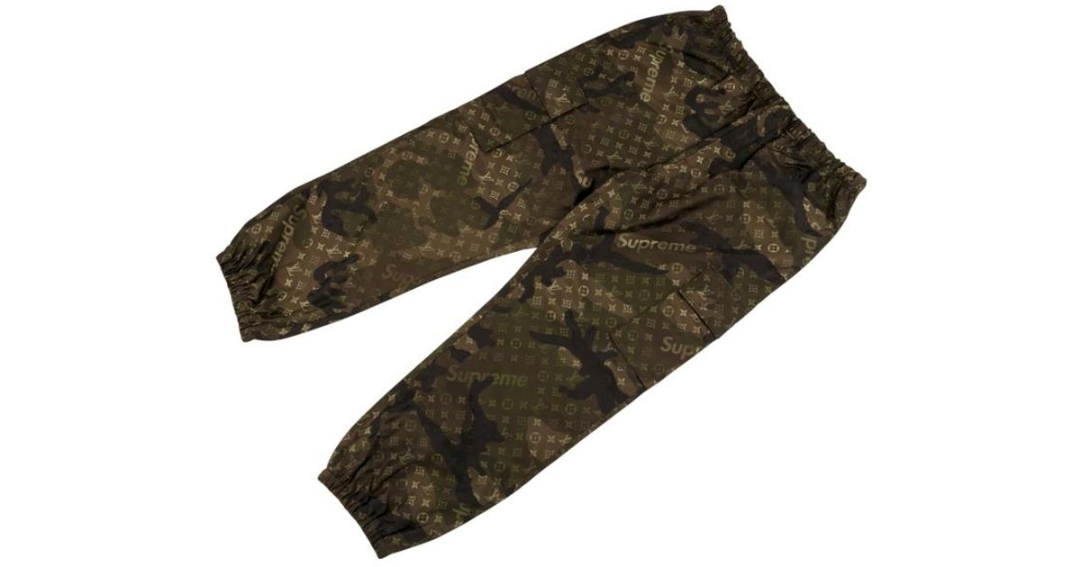 Louis Vuitton x Supreme Camo Trackpants