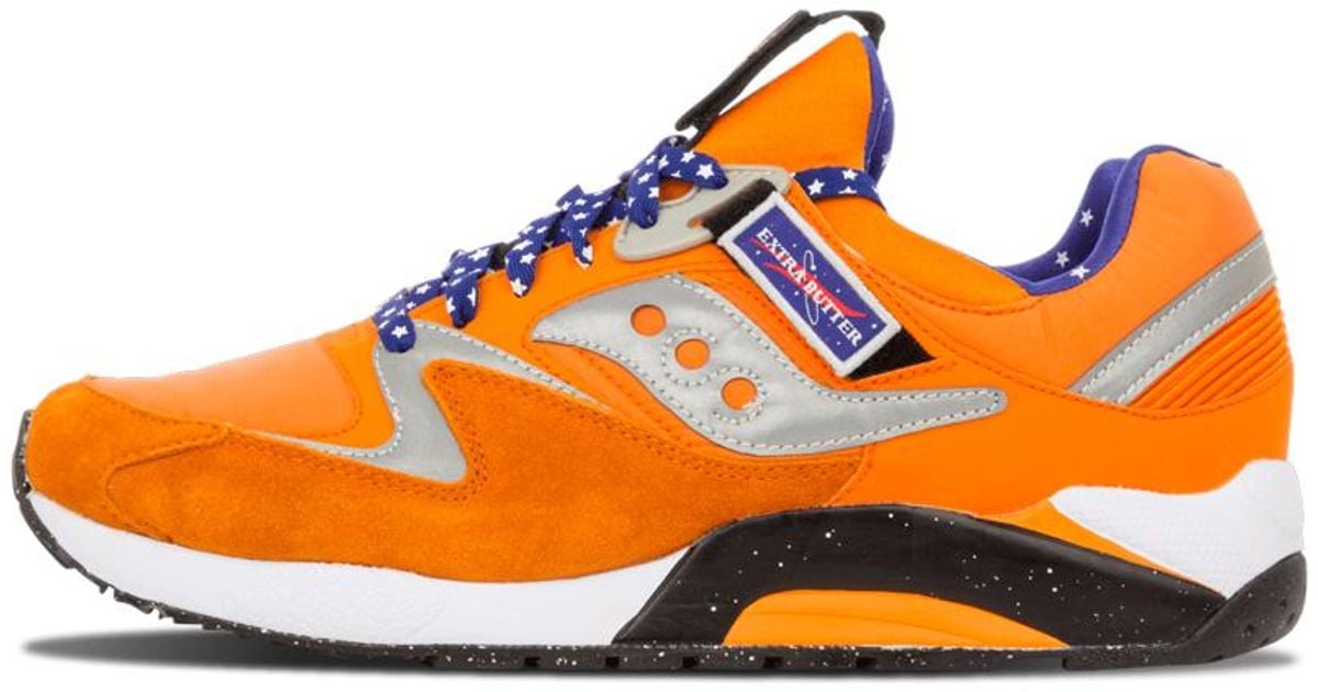 saucony grid 8000 mens orange