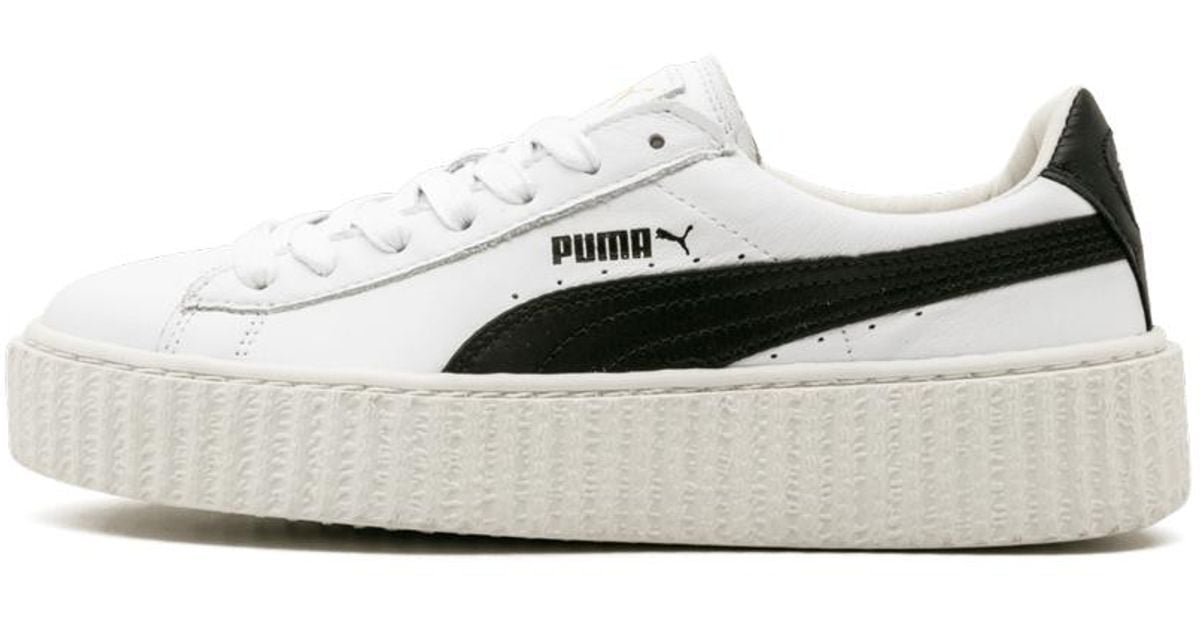 puma creeper white black