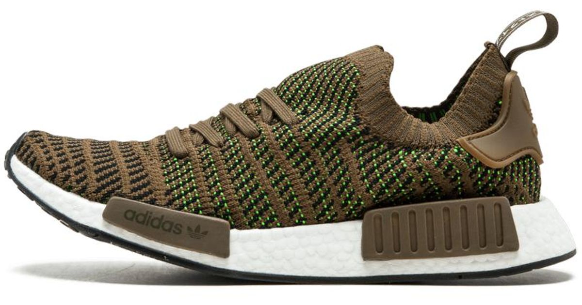 adidas nmd r1 stlt pk green