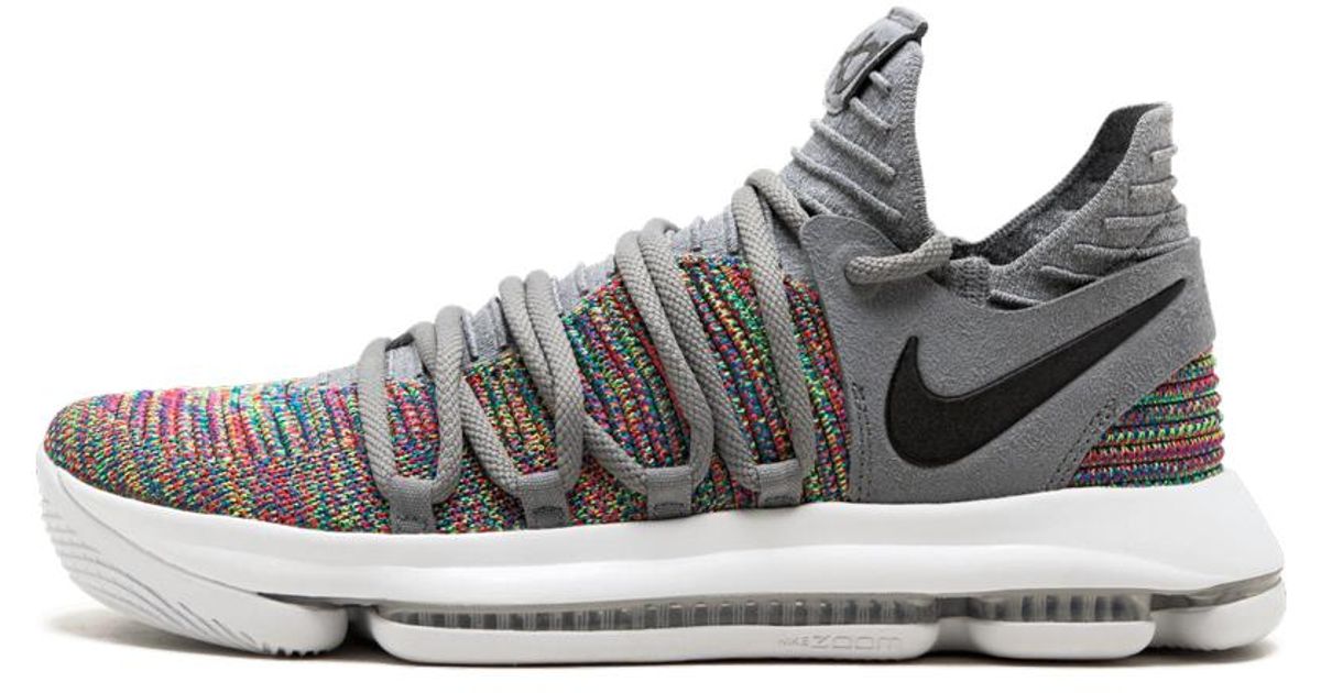 nike zoom kd 10 multicolor