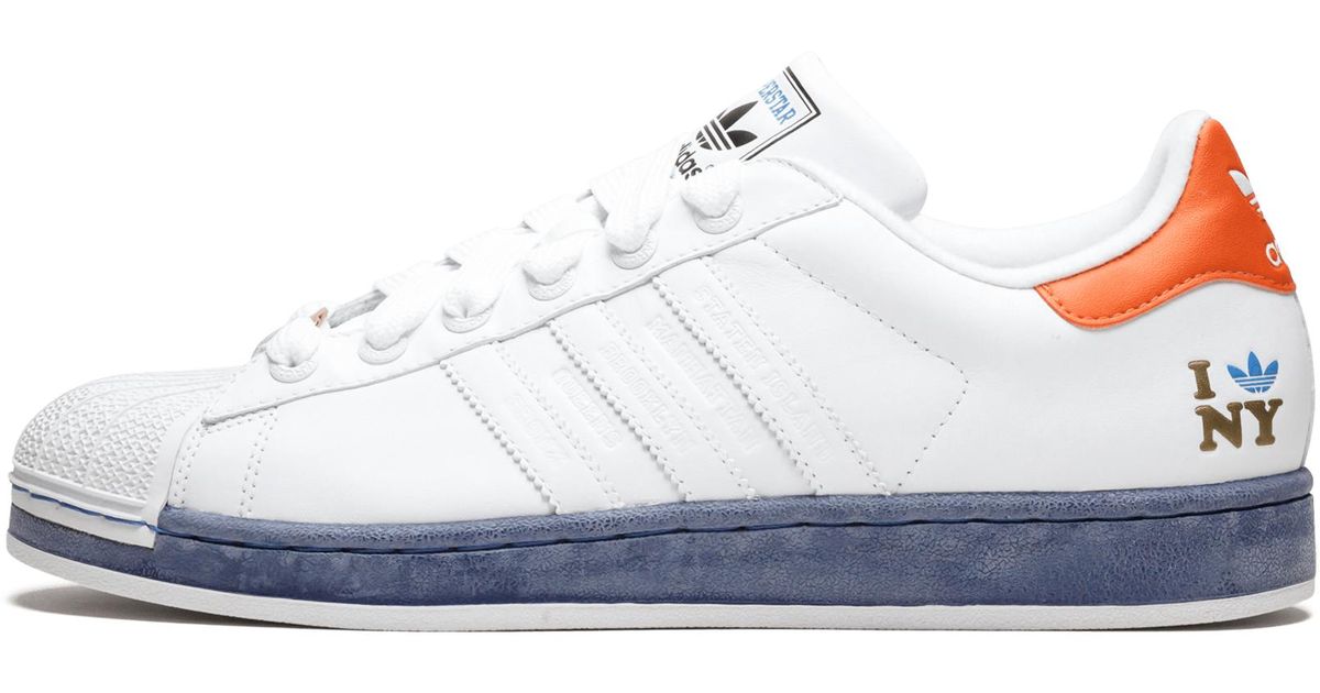 adidas Superstar 2 City in Blue,Orange,White (White) for Men - Lyst