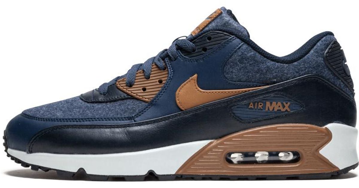 nike air max 90 premium thunder blue