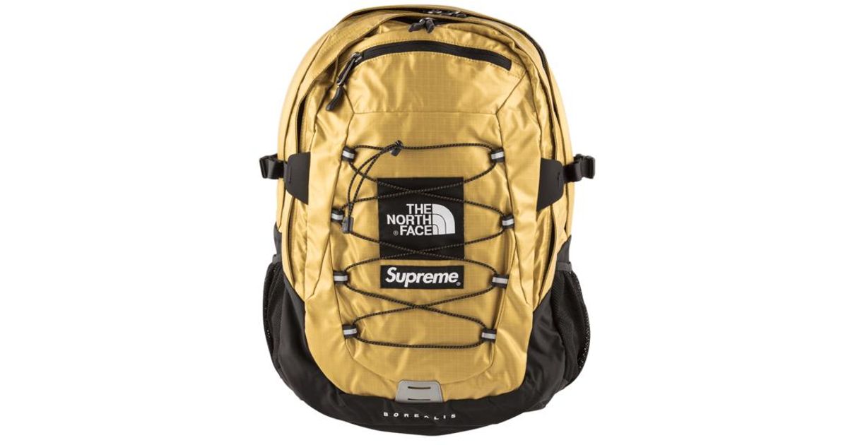supreme ss18 backpack tan