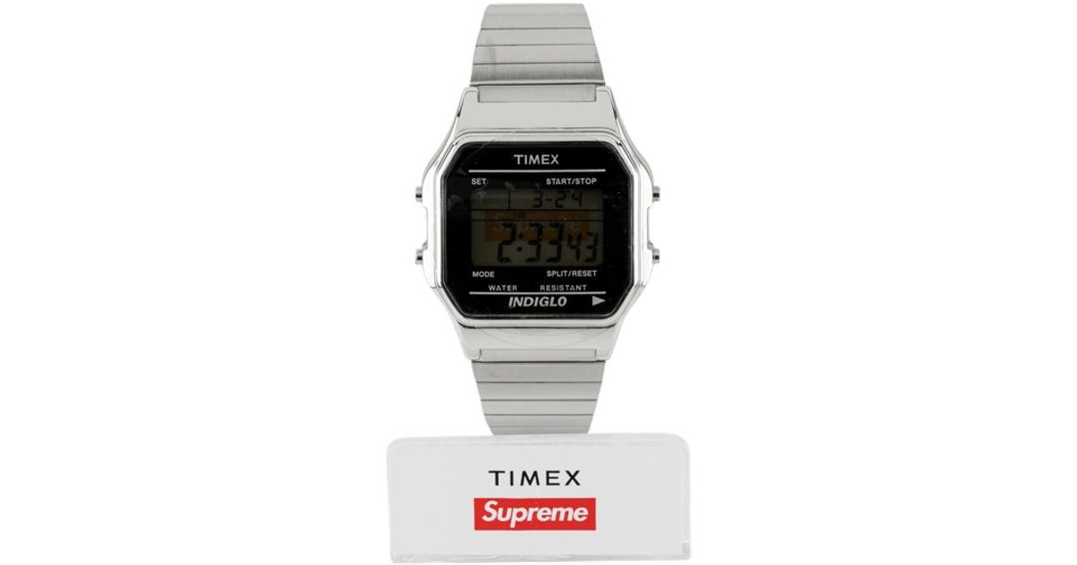 supreme watch timex