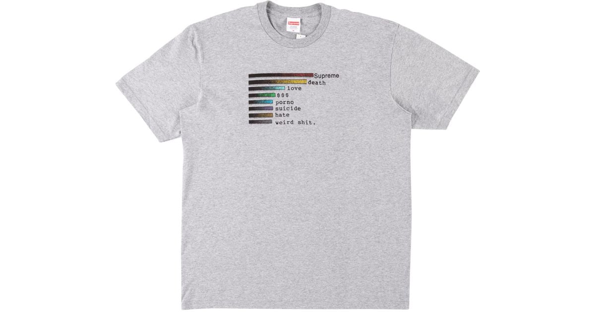 supreme death love t shirt