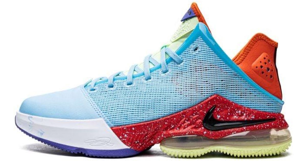 Blue nike cheap lebrons