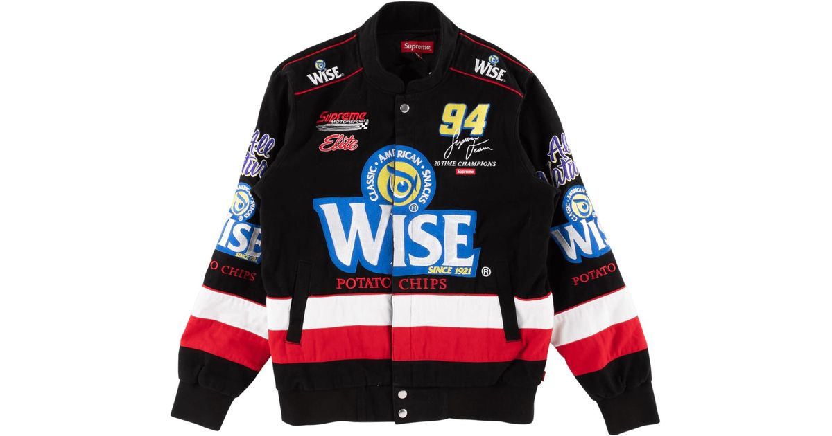 supreme racing jacket