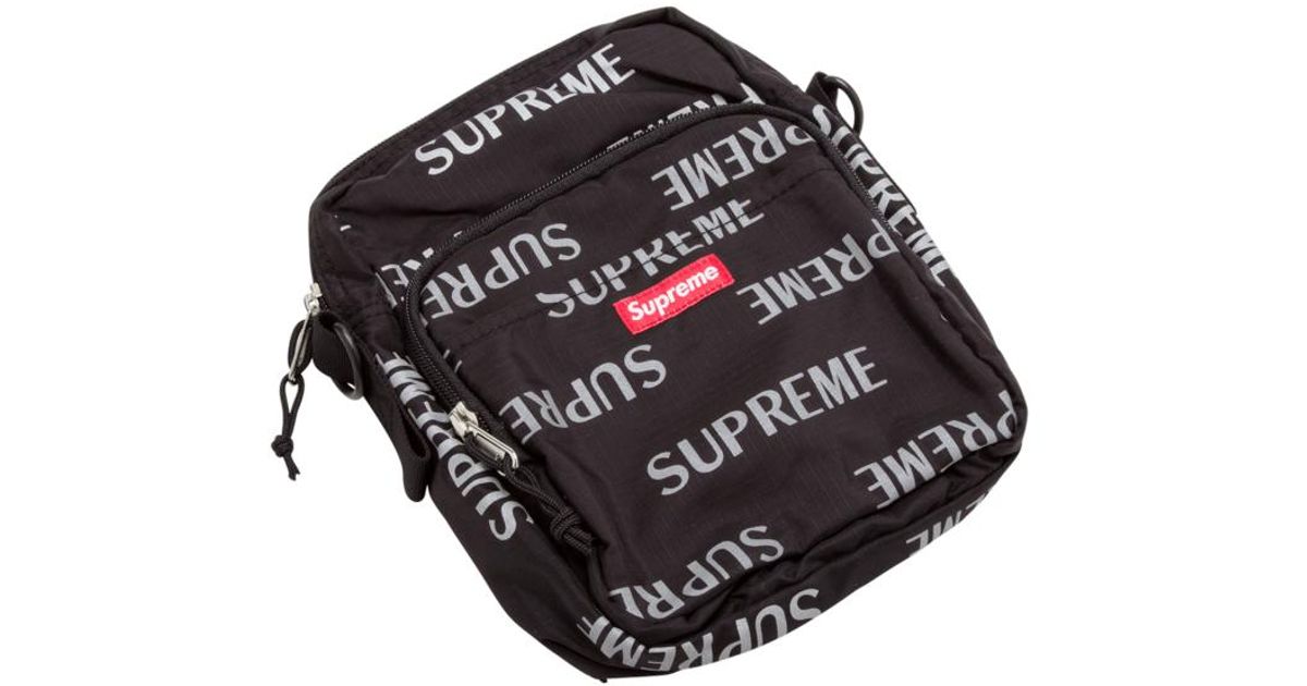 supreme shoulder bag reflective