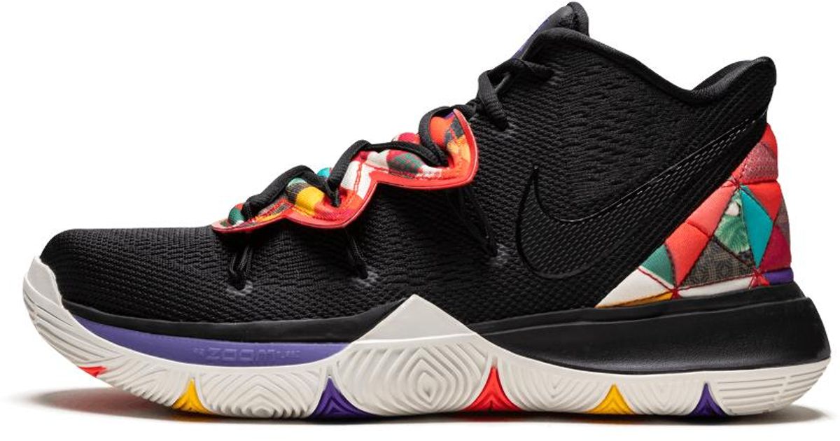 Design basketball shoes Nike Kyrie 5 EP color black Rainbow