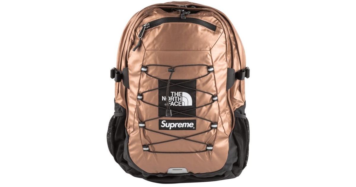 supreme ss18 tan backpack