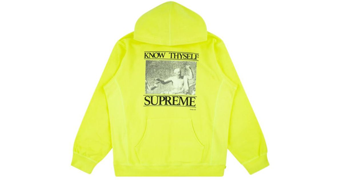 bright yellow hoodie sweatshirt
