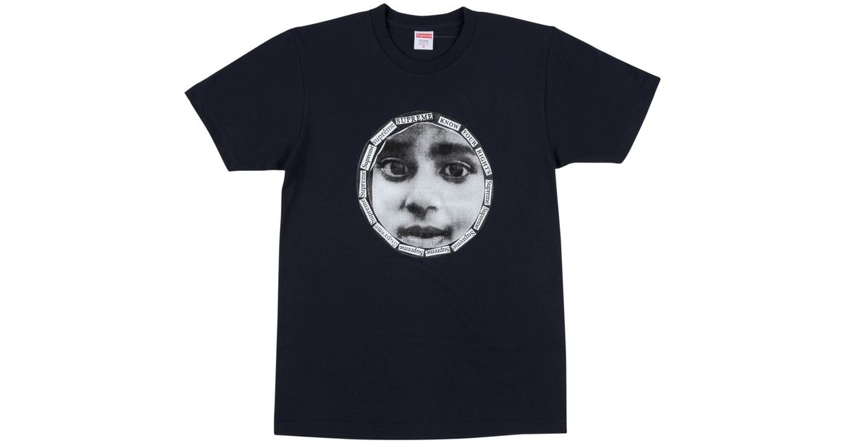 supreme know your rights tee