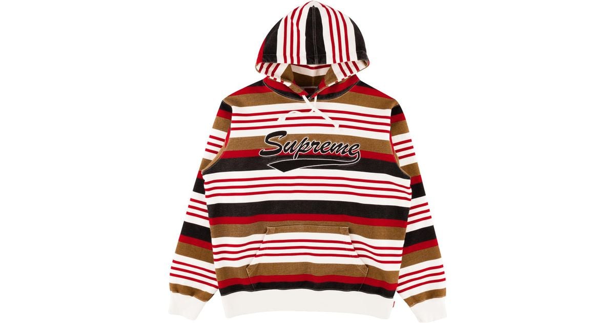 Supreme Striped Hooded Sale Online, UP TO 66% OFF | www.ldeventos.com