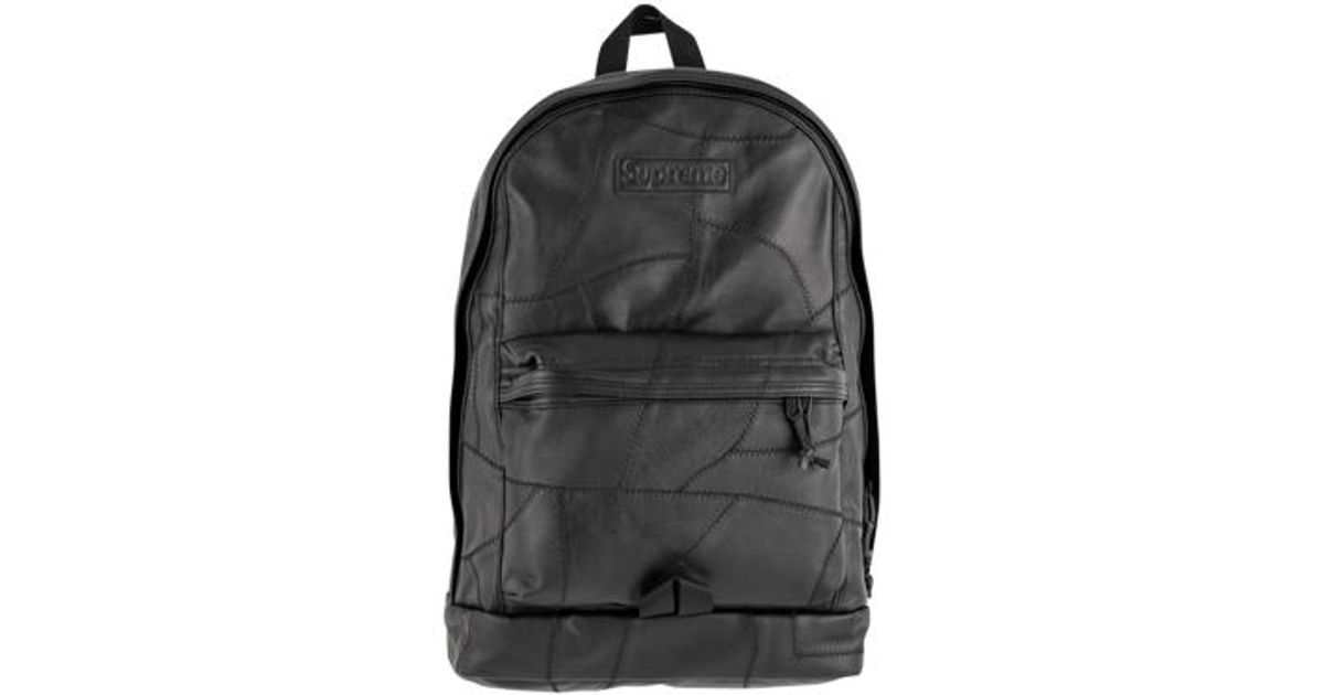 supreme patchwork backpack