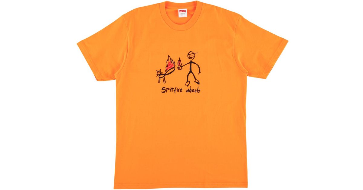 supreme spitfire cat tee