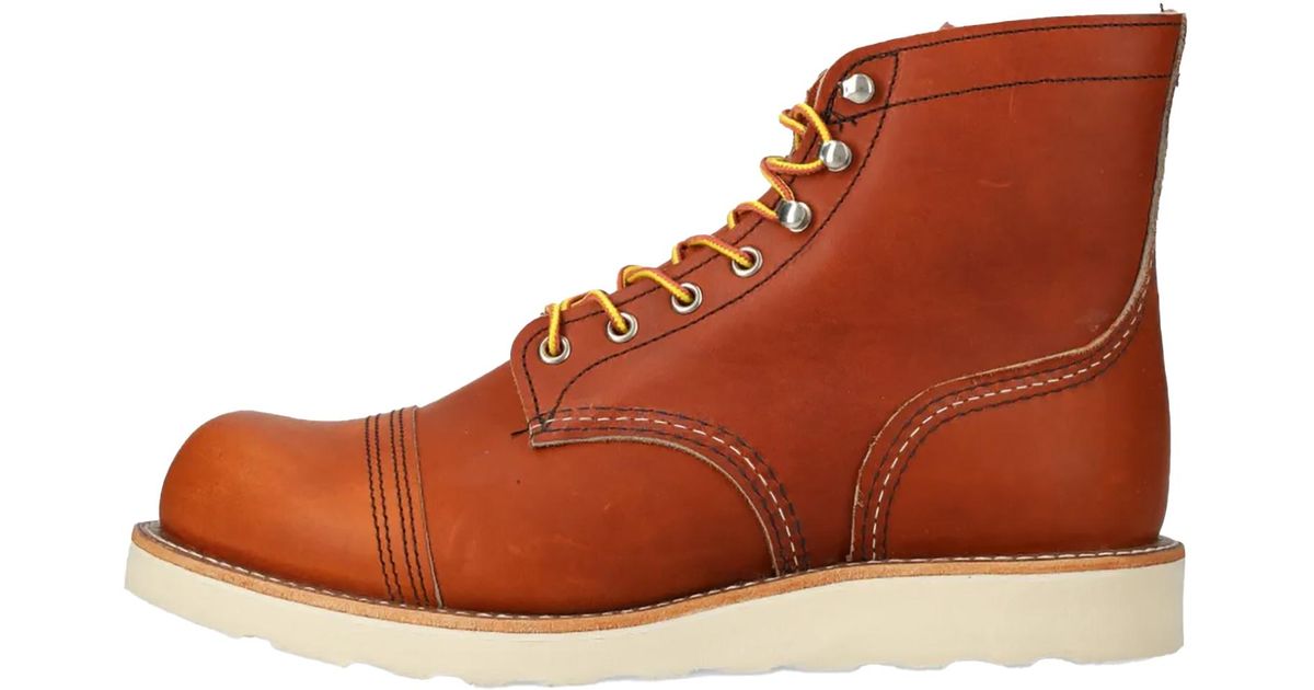 Iron Ranger Brown Red Wing Iron Ranger Traction Tred