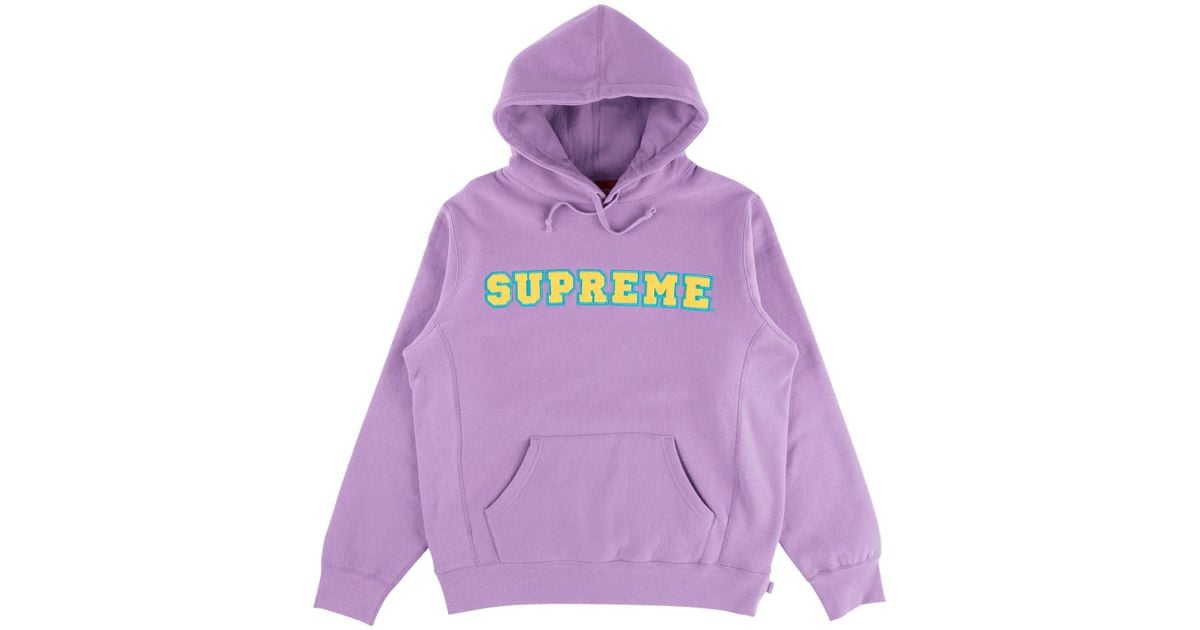 supreme collegiate hoodie